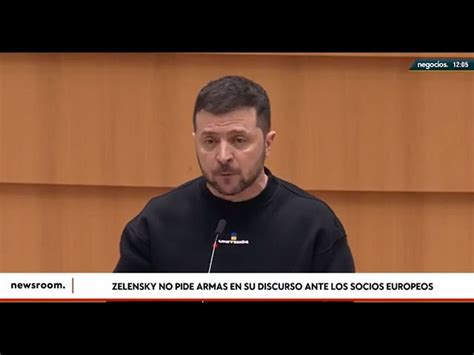 Zelenski Deja Fuera De Su Discurso Los Aviones De Combate Y Se Centra