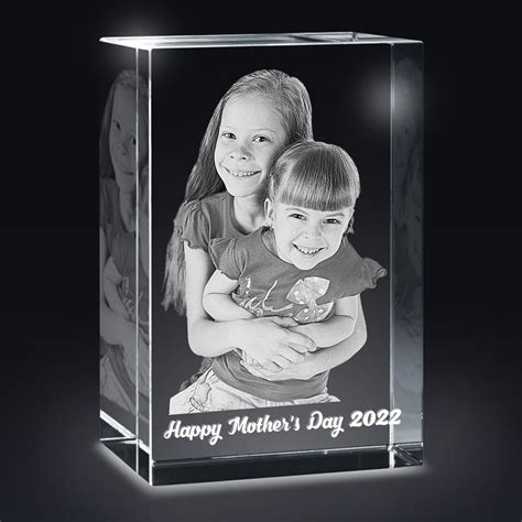 Personalized 3D Crystal Photo Etched Engraved Inside The Crystal