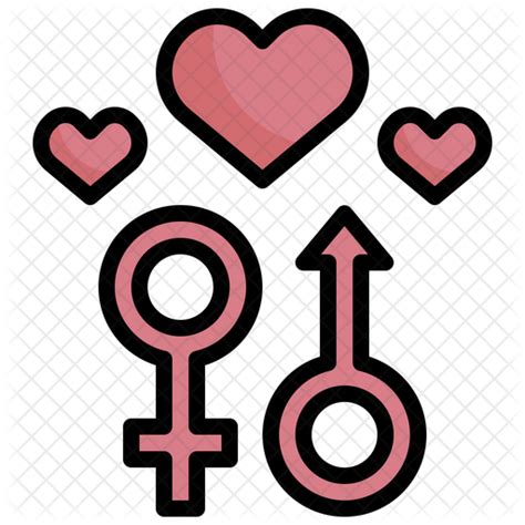 Sex Symbol Icon Download In Colored Outline Style