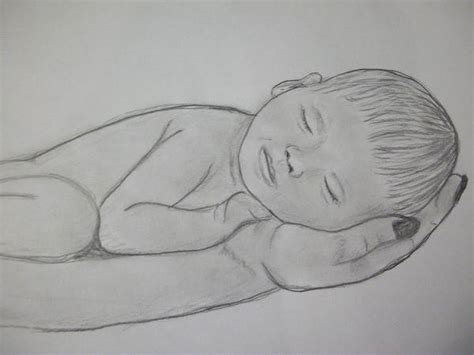 Newborn Baby Sketches At Paintingvalley Explore Collection Of