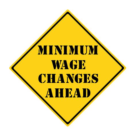 Minimum Wage Changes Ahead Sign | CPA 4 Vets