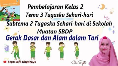 Kelas Tema Subtema Muatan Sbdp Gerak Dasar Dan Alam Dalam Tari