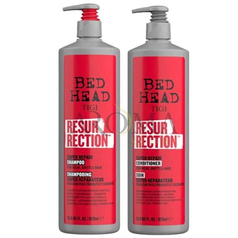 Kit Tigi Bed Head Resurrection Super Repair Shampoo Acondicionador