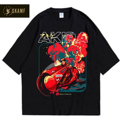 Jual T SHIRT KAOS ANIME JAPAN AKIRA FUTURISTIC NEO TOKYO CYBERPUNK