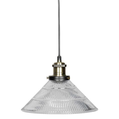 Firstlight Empire Pendant Light Antique Brass With Clear Fluted Glass 5902ab Cef