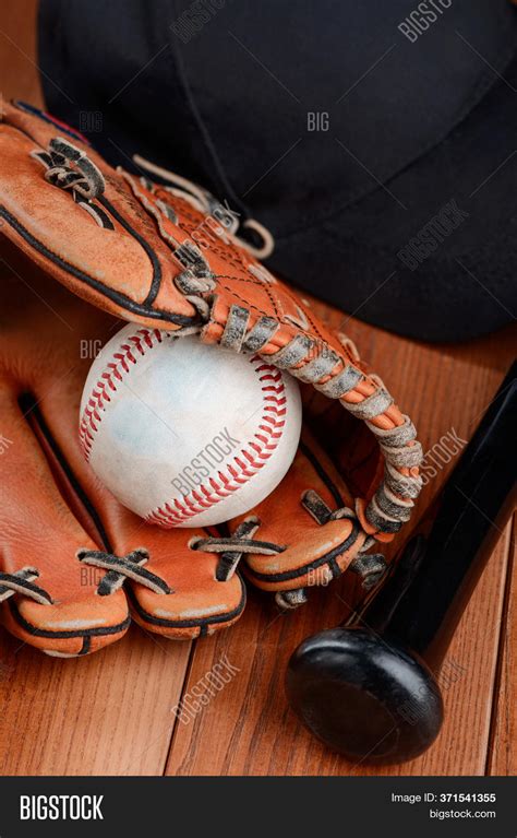 Baseball Red Mitt Image And Photo Free Trial Bigstock