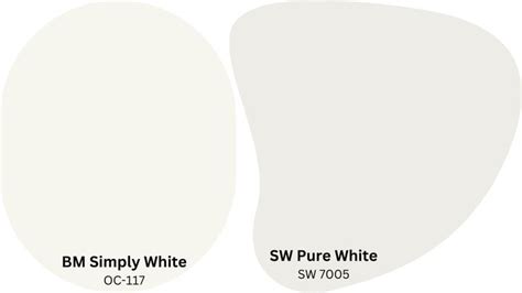 Benjamin Moore Simply White Vs Sherwin Williams Pure White Simply