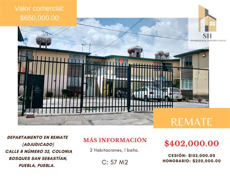 Venta Departamento En Bosques De San Sebasti N Municipio De Puebla Eb