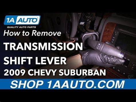 How To Remove Automatic Transmission Shift Lever Chevrolet