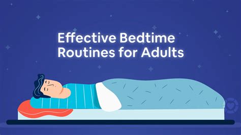 Effective Bedtime Routines For Adults Visual Ecogreenlove