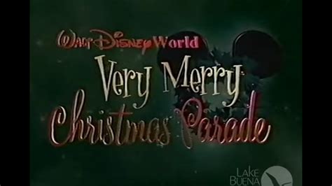 1996 Walt Disney World Very Merry Christmas Parade YouTube