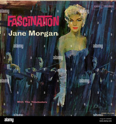 Jane Morgan Fascination Vintage Vinyl Record Cover Stock Photo Alamy