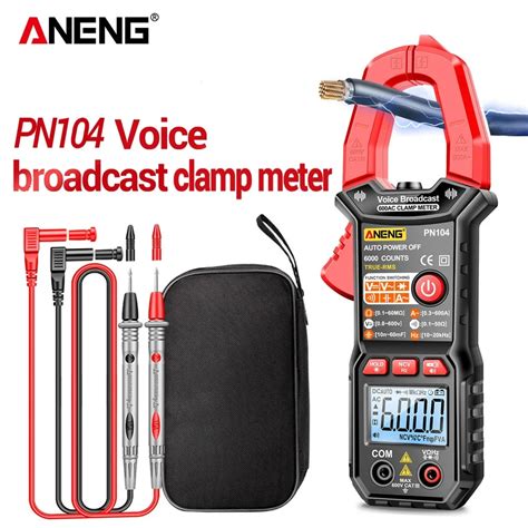 Aneng Pn Voice Broadcast Multimeter Clamp A Digital Clamp Meter