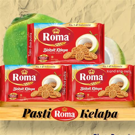 Jual Roma Kelapa Biskuit Roma Kelapa 300 Gr X 3 Pack Coconut Biskuit