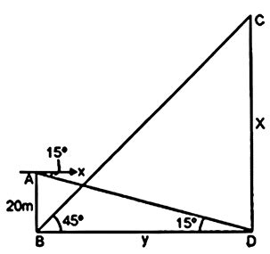 ICSE ML Aggarwal Solutions Class 10 Mathematics Chapter 20 Heights And