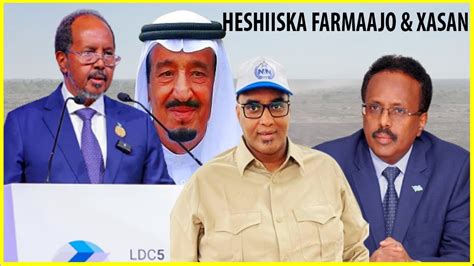 DEGDEG Farmaajo Iyo Xasan Shiikh Oo Qatar Lagu Heshiisiiyay Jaajuuskii