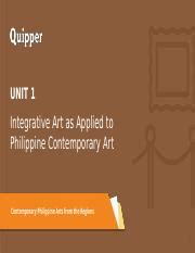 Exploring Integrative Art In Contemporary Philippine Art Forms