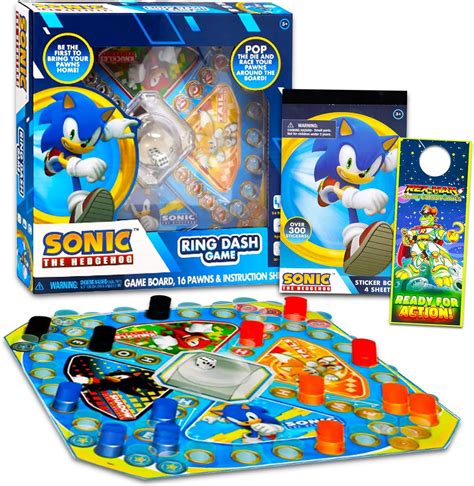 Sonic The Hedgehog Juego De Mesa Desplegable Con Juego De Mesa Sonic