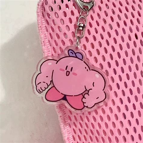 Muscle Hercules Kirby Keychain Cute Couple Male Charm Girlfriends