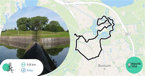 Waterliniepad Rondje Naarden Vesting Wandelroute Routeyou