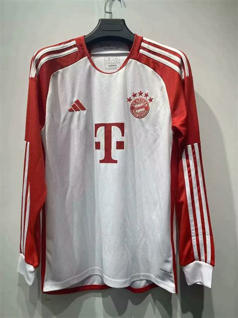 Camiseta Bayern Munich 23 24 Home Versión Fan Manga Larga Tico Cracks