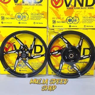 Jual VND Velg Racing Six Star V2 F 1 60x14 R 1 85x14 Mio Mio