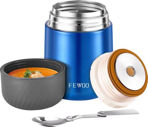 Buy FEWOO Food Thermos 20oz Vacuum Insulated Soup Container