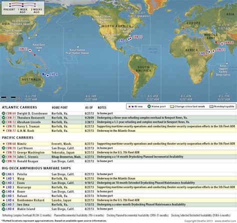 Us Aircraft Carrier Locations Map