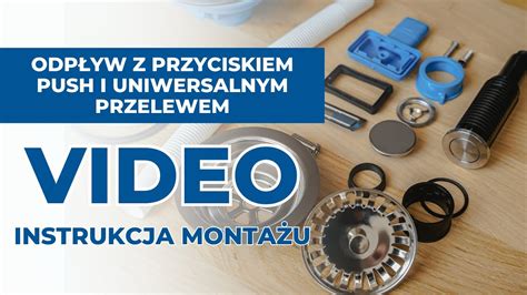 Monta Odp Ywu Do Kom Syfonu Do Zlewu Z Przelewem Uniwersalnym I