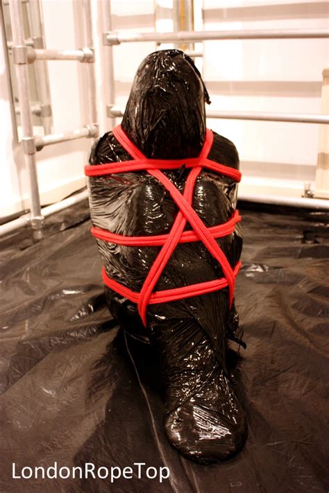 LondonRopeTop Black Hogtied Mummy Gay Bondage And Breath Control