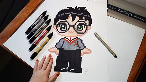 Pixel Art Harry Potter Facile Personnage Pixel Art Harry Potter