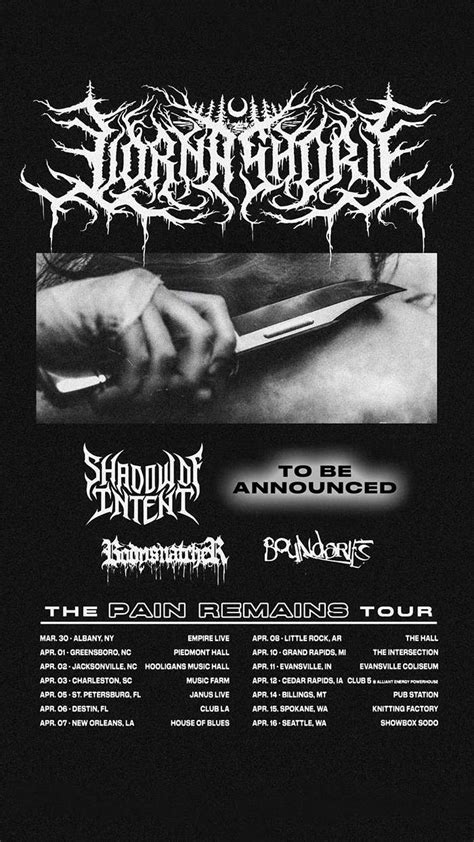 Lorna Shore Share Second Leg Of The Pain Remains Tour Ft Shadow Of