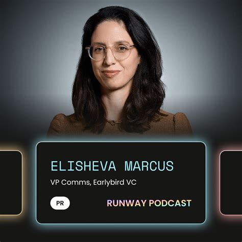 Elisheva Marcus On Linkedin Startups Vc Comms Pr Podcast Journalism