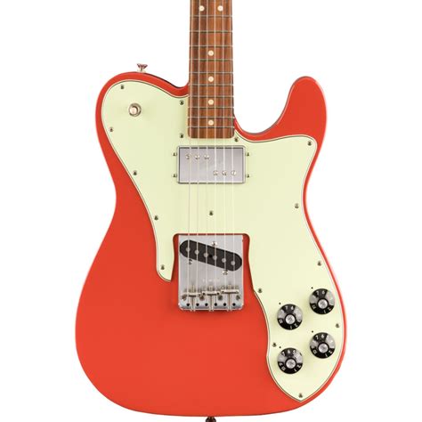 Fender Vintera S Telecaster Custom Pf Fiesta Red Dijkmanmuziek