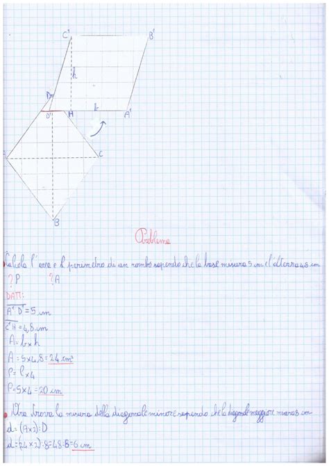 Quaderno Di Geometria Classe Quinta Maestra Clara E Figlie Creative