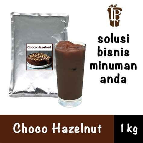 Jual Bahan Minuman Bubuk Choco Hazelnut Bubble Tea Drink Powder Di