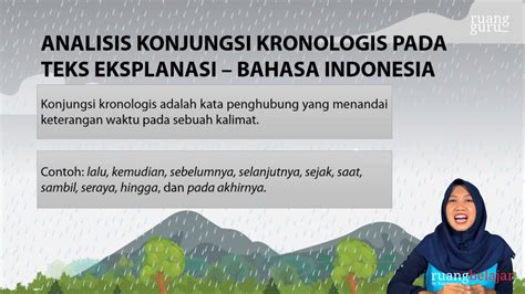 Video Belajar Analisis Konjungsi Kronologis Pada Teks Eksplanasi Bahasa