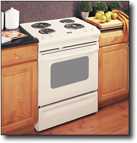 Best Buy Ge 30 Self Cleaning Slide In Electric Range Bisque Jsp39ckcc