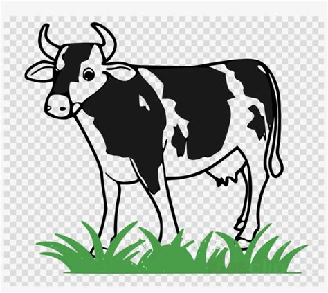 Cow Single Clipart Cow Graphic Digital Images Instant Clipart