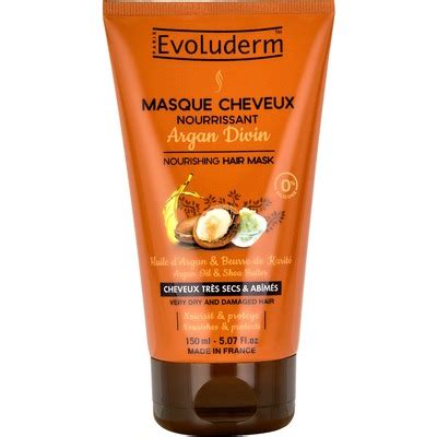 Маска Evoluderm для сухого та пошкодженого волосся живильна з аргановою ...