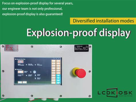 Explosion Proof Display Manufacturers Lcdkiosk