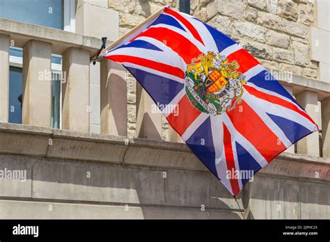 Dieu Et Mon Droit Union Jack Flag For The Queens Platinum Jubilee