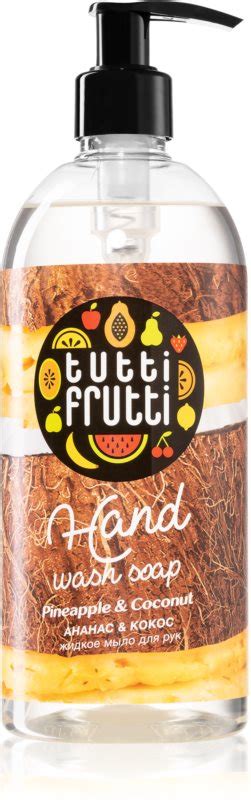 Farmona Tutti Frutti Pineapple Coconut Savon Liquide Mains Notino Fr