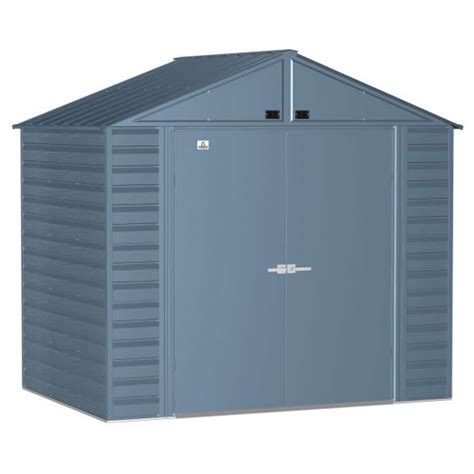 Reviews For Arrow Select Ft W X Ft D Blue Grey Metal Shed Sq