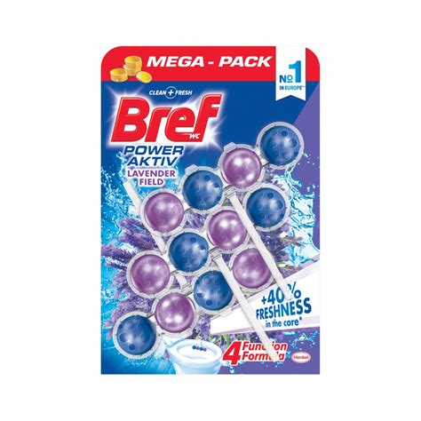 Bref power aktiv Lavender kuličky do WC 3x50g Obchodiště cz