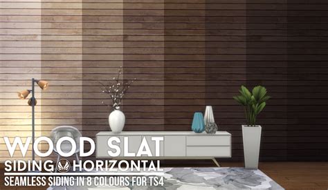 Simsational Designs Wood Slat Flooring And Walls