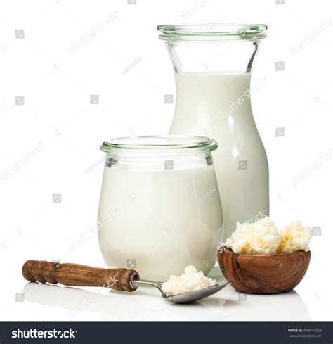 Milk Kefir Grains Milk Kefir Fermented Stock Photo 793017565 | Shutterstock