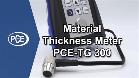 Material Thickness Meter Pce Tg Youtube