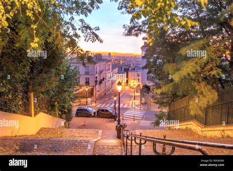 Famous Steps Montmartre Paris France Hi Res Stock Photography And