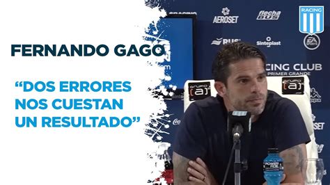 Conferencia De Prensa De Fernando Gago Fecha 3 13 2 23 Racing 2